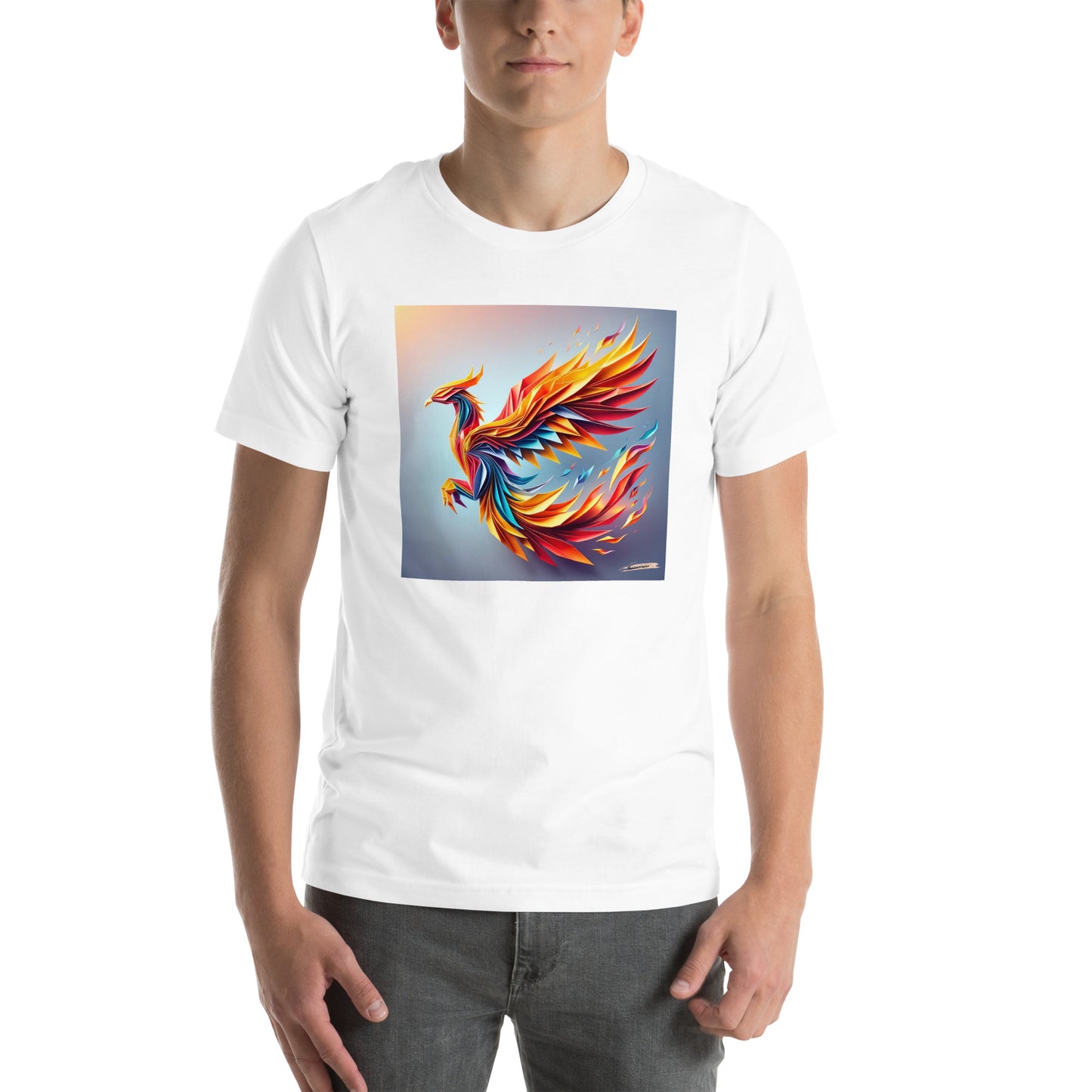 Unisex t-shirt Origami 1